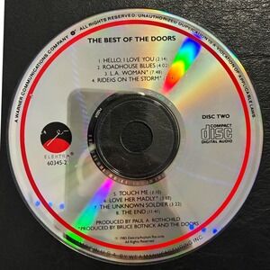 The Best of The Doors Disc Two CD 1985 Elektra 60345-2 Rock Replacement Disc
